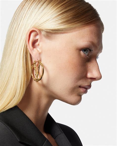 Versace Hoop Earrings 